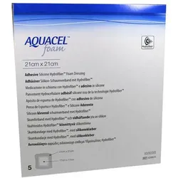 Aquacel Foam adhäsiv 21x21 cm Verband