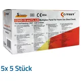 Citest 3 in 1 Selbsttest Covid-19 Antigen & Influe 5x5 St