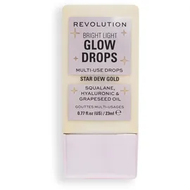 Revolution Beauty Makeup Revolution Bright Light Glow Drops flüssiger Aufheller Farbton Golden Star Dew 23 ml