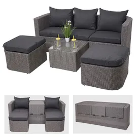 MCW Lounge-Set grau, anthrazit