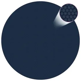 vidaXL Treibende Solarplane Schwarz/Blau 488 cm