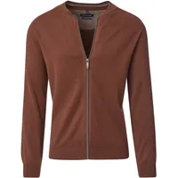 CasaModa Strickjacke in Rotorange | Gr.: 4XL