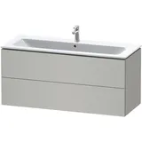 Duravit L-Cube Waschtischunterschrank 2 Schubkästen, 1220x550x481mm, LC624300707