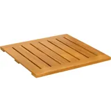 vidaXL Badematte Uni Braun 50 x 50 cm