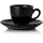 Was Espresso- und Untertasse 0,09 l Schwarz 6 St.
