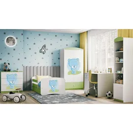 raumhirsch furniture Kinderbett Raumhirsch 80 x 180 cm Holzwerkstoff grün