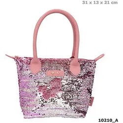 DEPESCHE 10210 Trend LOVE Handtasche Paillette Mauve