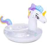 Aufblasbarer Pool Schwimmer Flamingo Einhorn Glitzer Kinder Erwachsene