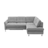 Lounge Collection Eckcouch Mikrofaser 2-Sitzer Grau