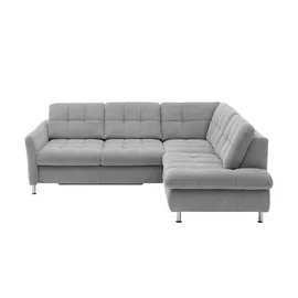 Lounge Collection Eckcouch Mikrofaser 2-Sitzer Grau