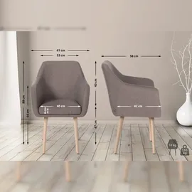 CLP Utrecht Stoff taupe/natura