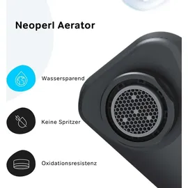 AM.PM X-Joy S Einhandmischer Mattschwarz