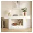 vidaXL Konsolentisch 160 x 30 x 74 cm Weiß