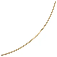 Schmuck Krone Goldkette Halsreif, 1.1mm, 585 Gold, 50cm, Gold 585 goldfarben