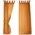 Gardinenbox 2er Set Vorhänge Schal Schlaufen »Berlin« HxB 225x140 cm Orange Blickdicht Microsatin Lichtdurchlässig Kräuselband Uni Matt, 20400N2