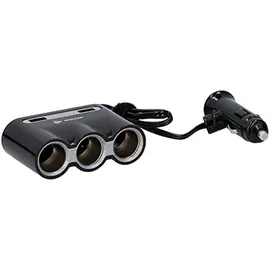Dunlop 3-fach Steckdose 12/24 V mit 2 x USB schwarz