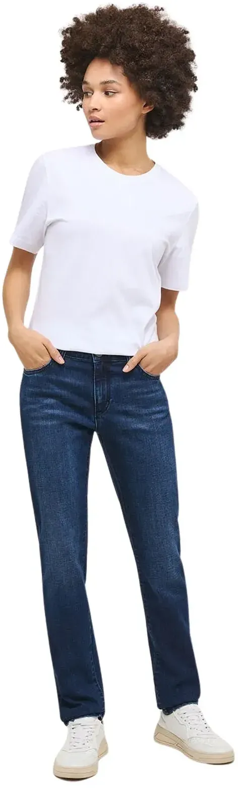 Mustang Crosby Relaxed Slim fit Jeans in dunkelauer Optik-W36 / L32