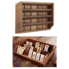 ib laursen Holzkiste Unika Shaker 35 x 24 cm 4-tlg. braun