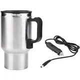 wasserkocher auto 12v,Wasserer Für Auto,Wasserer 12 Volt Auto,Auto Wasserer,12V 450Ml Elektro Reise Heizbecher Reisekel AEdelstahl Im Auto Reisewasserer Kaffee Tee Autotasse Becher nkbecher