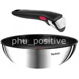 TEFAL INGENIO EMOTION WOK PFANNE 26 CM + ABNEHMBARER GRIFF, TOPFSET 2-TEILIG NEU