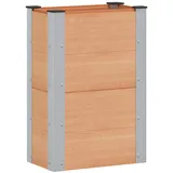 vidaXL Hochbeet 50 x 30 x 72 cm Braun