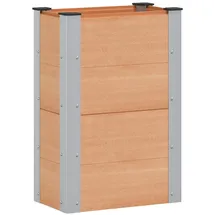 vidaXL Hochbeet 50 x 30 x 72 cm Braun