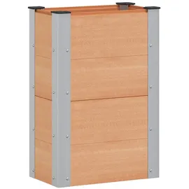 vidaXL Hochbeet 50 x 30 x 72 cm Braun