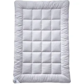 billerbeck Microfaserbettdecke BILLERBECK "Pamina Uno, Bettdecke in 135x200 cm, 155x220 cm, Sommer, Winter", weiß, B:135cm L:200cm, Bezug: 100% Polyester. Füllung: 100% Polyester, Bettdecken, Microfaserbettdecke, Kuschelige Microfaserdecke