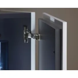 Duravit L-Cube Halbhochschrank 25 x 60 x 20 cm Nussbaum Dunkel