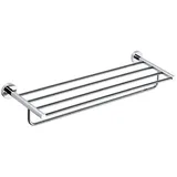Brillantbad BOMEGA Handtuchablage Messing Chrom poliert 655x110x200 mm für Bad & Küche >> zum Bohren