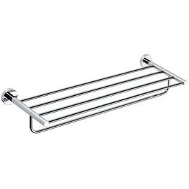 Brillantbad BOMEGA Handtuchablage Messing Chrom poliert 655x110x200 mm für Bad & Küche >> zum Bohren