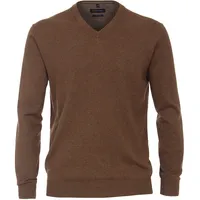 CasaModa V-Ausschnitt-Pullover Braun M