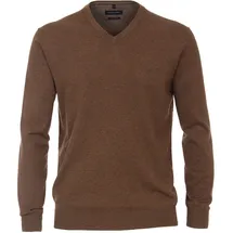 CasaModa V-Ausschnitt-Pullover Braun M