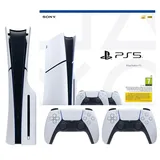 Sony PlayStation 5 Slim Disc Edition + 2. DualSense Wireless-Controller