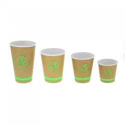 50 Stk. Umweltfreundliche Pappbecher für Kaffee Ref TPVC0602 Ref.TPVC0602