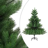 vidaXL Künstlicher Weihnachtsbaum Nordmann LED & Kugeln Grün 210 cm