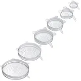 Westmark Frischhaltedeckel-Set Silikon Round transparent