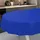ANRO Wachstuch-Tischdecke abwaschbar Oval 180 x 140 cm Blau