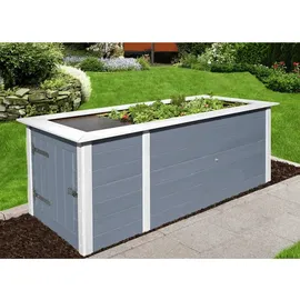 Weka Profi-Hochbeet 669 205 x 79 x 81 cm grau