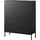 Selsey Highboard 100 cm Schwarz