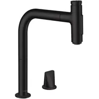 Hansgrohe Metris Select M71 Einhebelmischer Mattschwarz