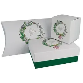 Buntbox 3 BUNTBOX Frohes Fest M Geschenkboxen-Set weiß