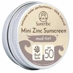 Suntribe Zink Sonnencreme Mini - getönt LSF50