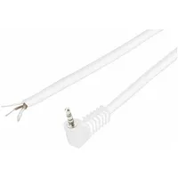 TRU Components 1582530 Klinken-Steckverbinder 3.5mm Stecker, gewinkelt Polzahl: 2