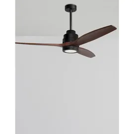 Nova Luce Sabal LED Ventilator 0 cm Schwarz/Braun
