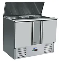 Saro SALAD 902 Kühltisch mit Polyethylen-Schneidebrett