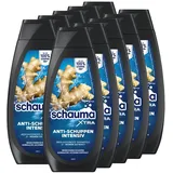 Schauma XTRA Anti-Schuppen Shampoo Intensiv (10x 400 ml), Haarshampoo bekämpft starke Schuppen ab der ersten Anwendung, Shampoo hilft bei juckender Kopfhaut