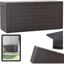 Prosperplast Gartenbox 280 l 116 x 43,8 x 55 cm Dunkelbraun