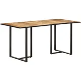 Esstisch 160 cm Raues Mangoholz - Braun/Bunt