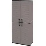 Artplast Kunststoffschrank Easy grau B/H/T: ca. 68x163x37 cm - Grau